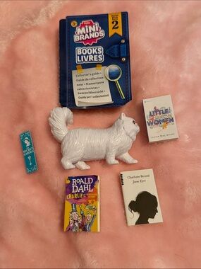 Mini Brands Books 2 Charlie & the Chocolate Factory, Little Women, Jane Eyre